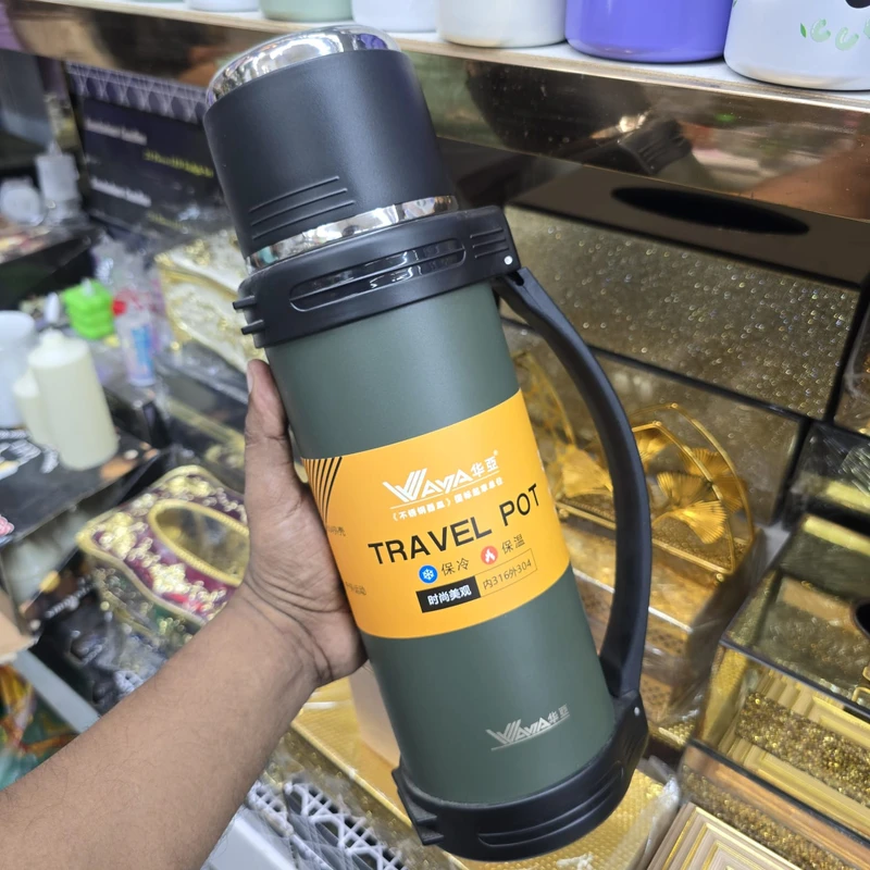 Huaya 316 Stainless Steel Travel Thermos Kettle Large Capacity | Outdoor & Car Use | 1300/1700ml - Image 10