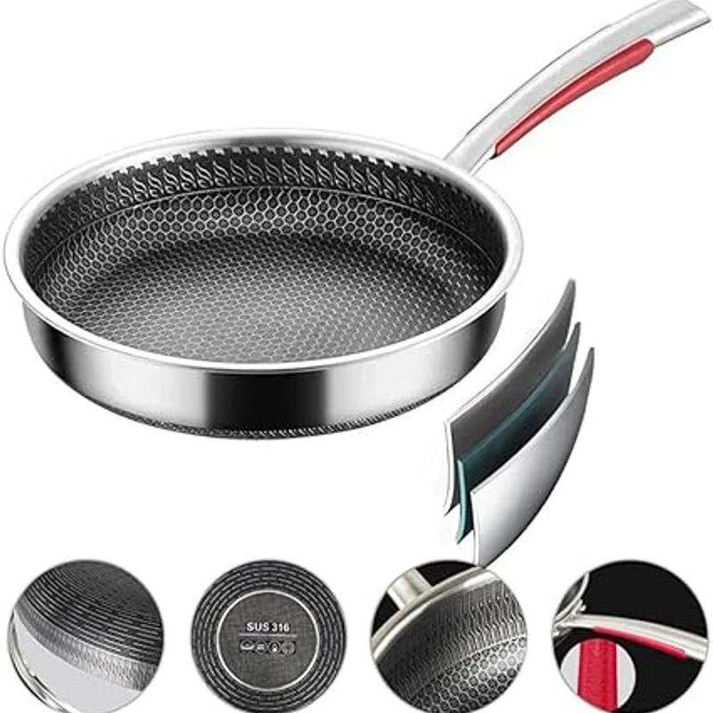 Honeycomb One Handle Frypan