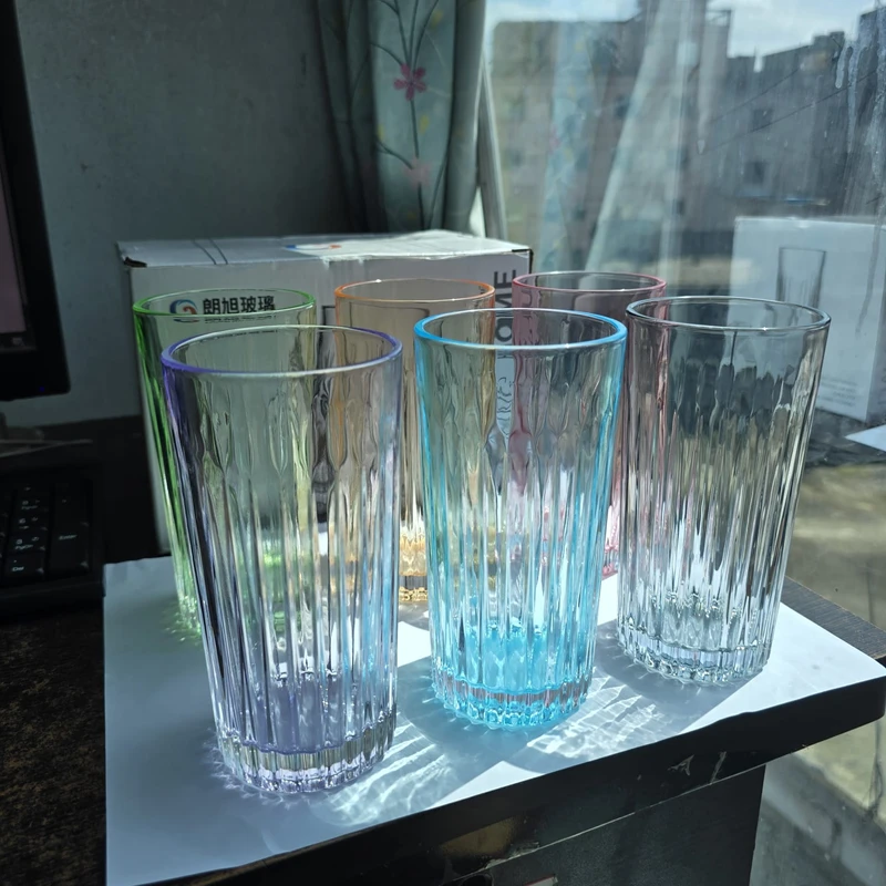 6pc multi colour water glass  AB1
