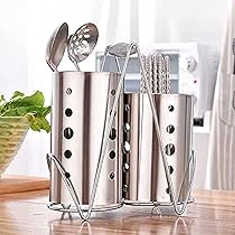 Stainless steel spoon holder dabol