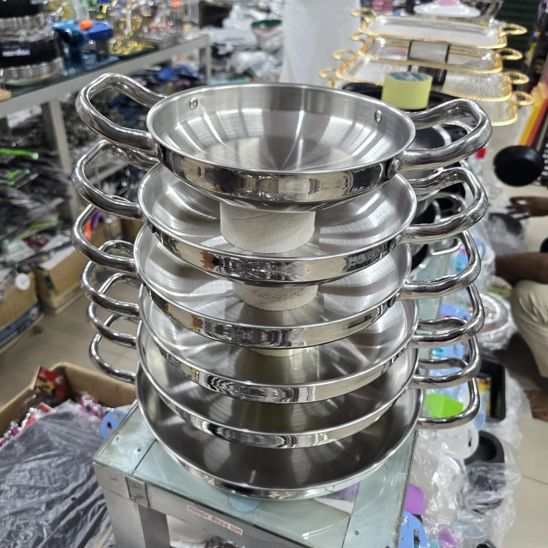 304 SS Flat Multi Pan 20/22/24/26/28/30cm