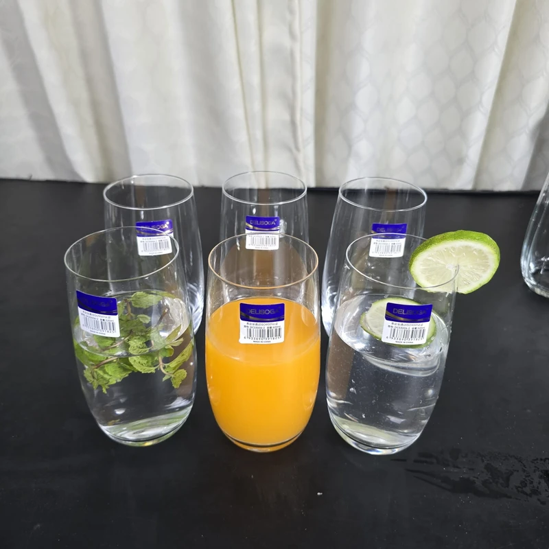 Deli soga 520ml 6 Pcs Transparent Glass - Image 3