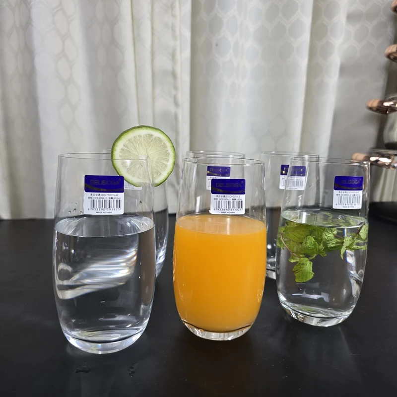 Deli soga 520ml 6 Pcs Transparent Glass - Image 4