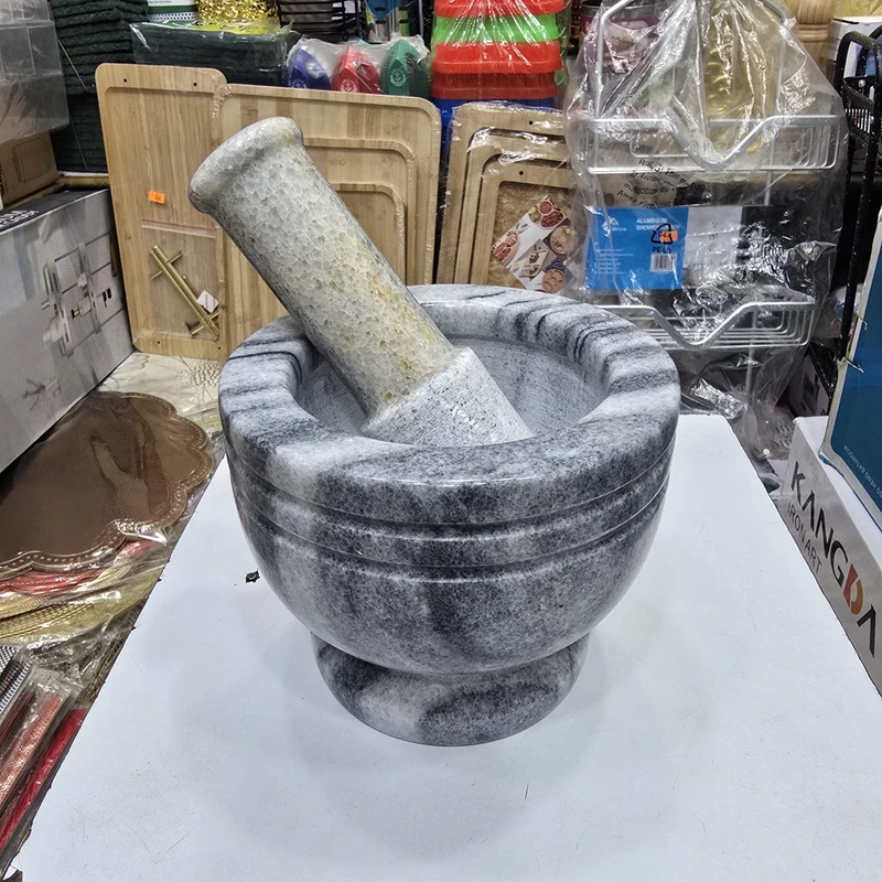 Handheld Marble Mortar and Pestle Set