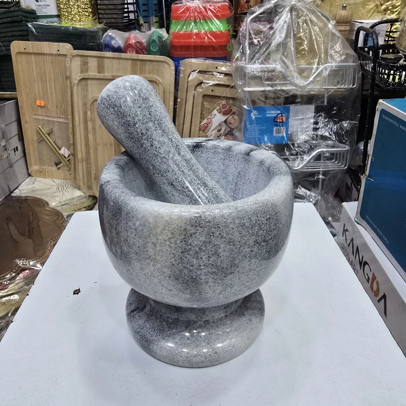Handheld Marble Mortar and Pestle Set - Image 3