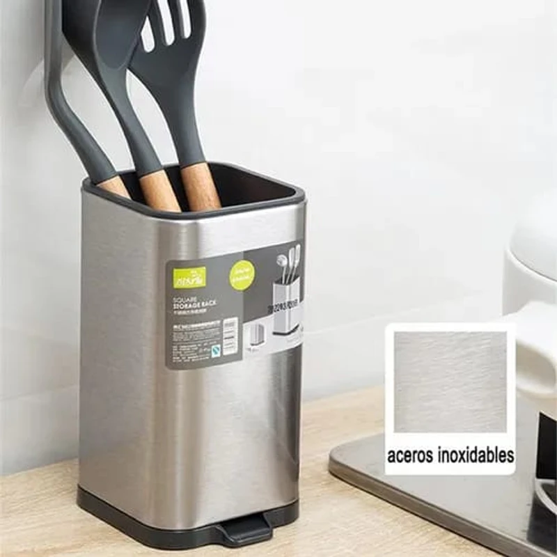 Stainless Steel Cutlery Stand big m-1