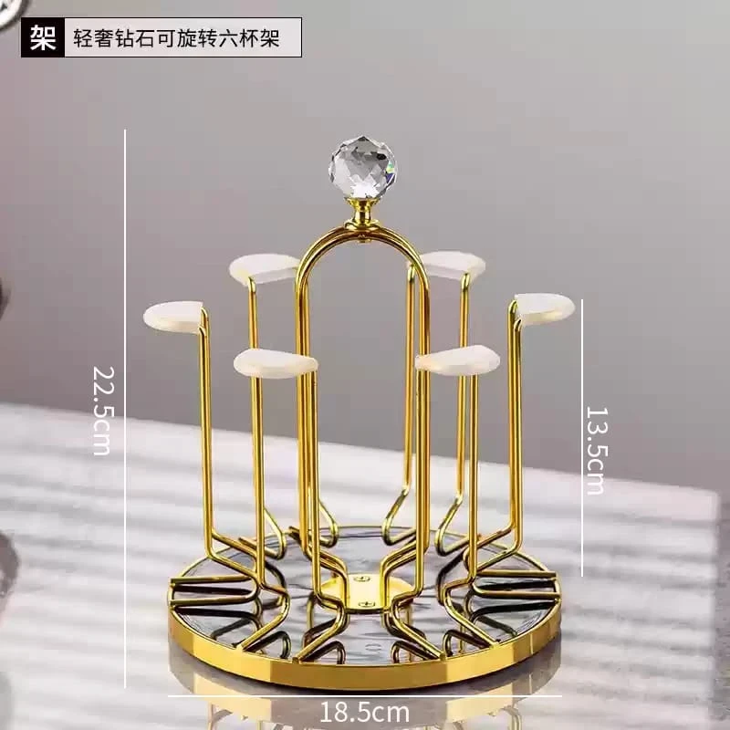 Lavish indulgent - Kitchen Rotating Tableware Drainer Water Cup Rack Drying Drainer Cup Holder Home Storage Organizer - Easy To maintain
