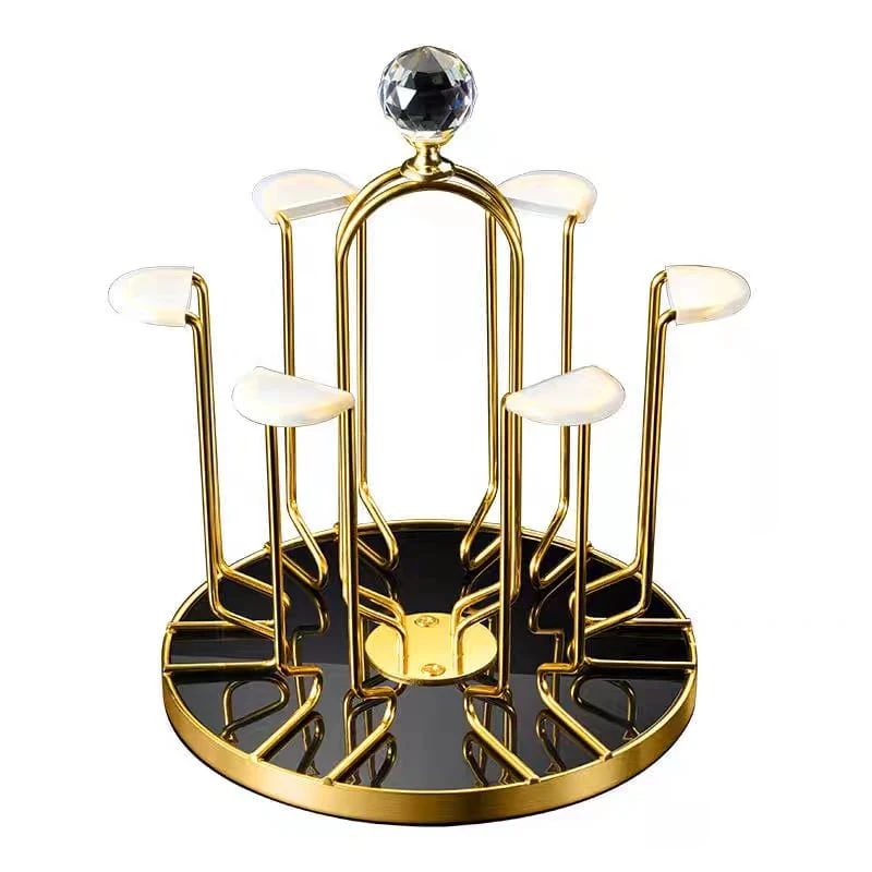 Lavish indulgent - Kitchen Rotating Tableware Drainer Water Cup Rack Drying Drainer Cup Holder Home Storage Organizer - Easy To maintain - Image 6