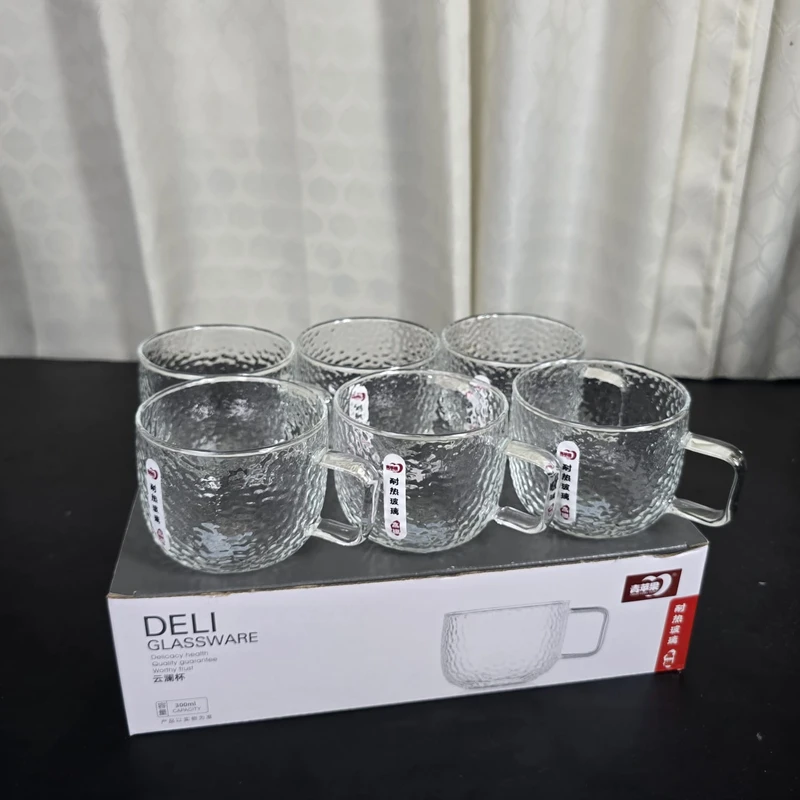 6pcs Deli Glassware Cup 300ml
