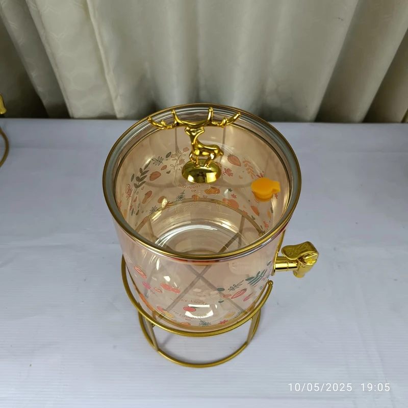 3.6 Liter Yellow Flower Juice Dispenser 15 - Image 4