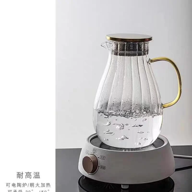 1.8 liter Glass Water jug Staip - Image 3