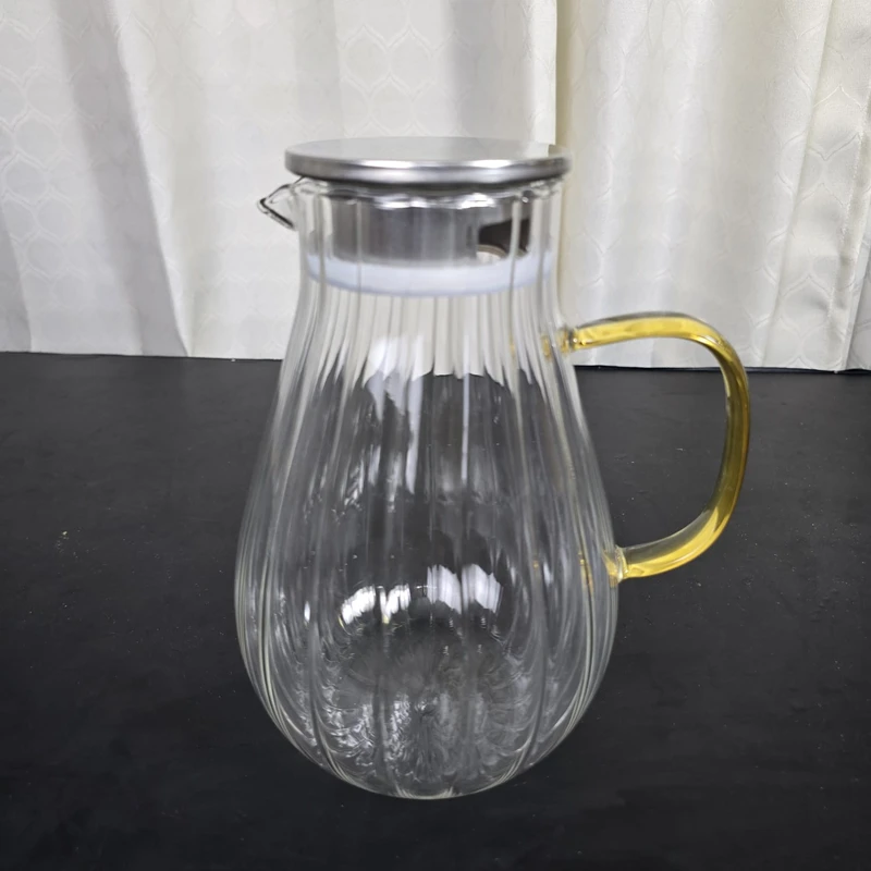 1.8 liter Glass Water jug Staip - Image 5