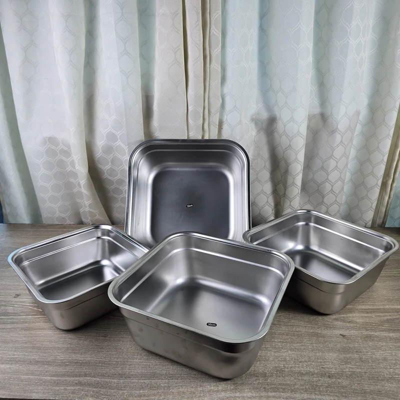 Stainless Steel Food Storage Tray – Multi-Purpose Drainer Rack for Fruits, Vegetables, Dishes, Soup Pots, and Kitchen Organization 26/28/30/32cm - Image 4