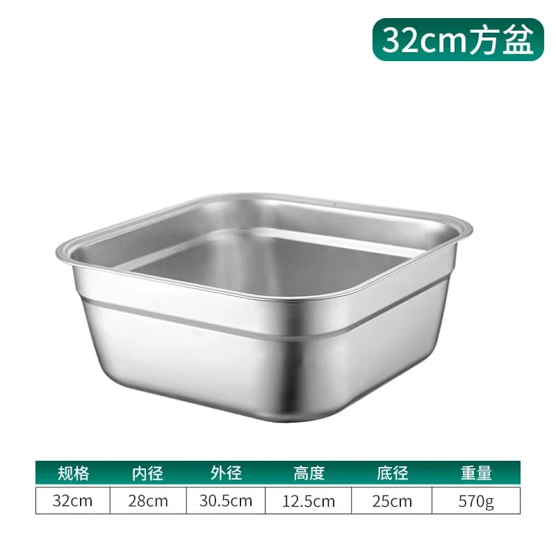 Stainless Steel Food Storage Tray – Multi-Purpose Drainer Rack for Fruits, Vegetables, Dishes, Soup Pots, and Kitchen Organization 26/28/30/32cm - Image 5