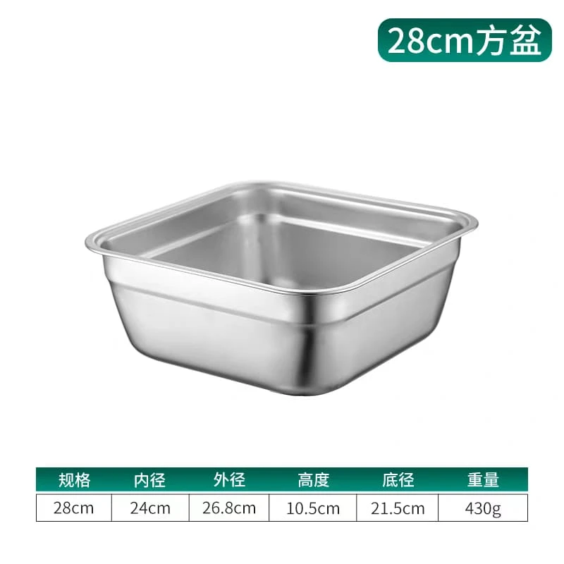 Stainless Steel Food Storage Tray – Multi-Purpose Drainer Rack for Fruits, Vegetables, Dishes, Soup Pots, and Kitchen Organization 26/28/30/32cm - Image 8