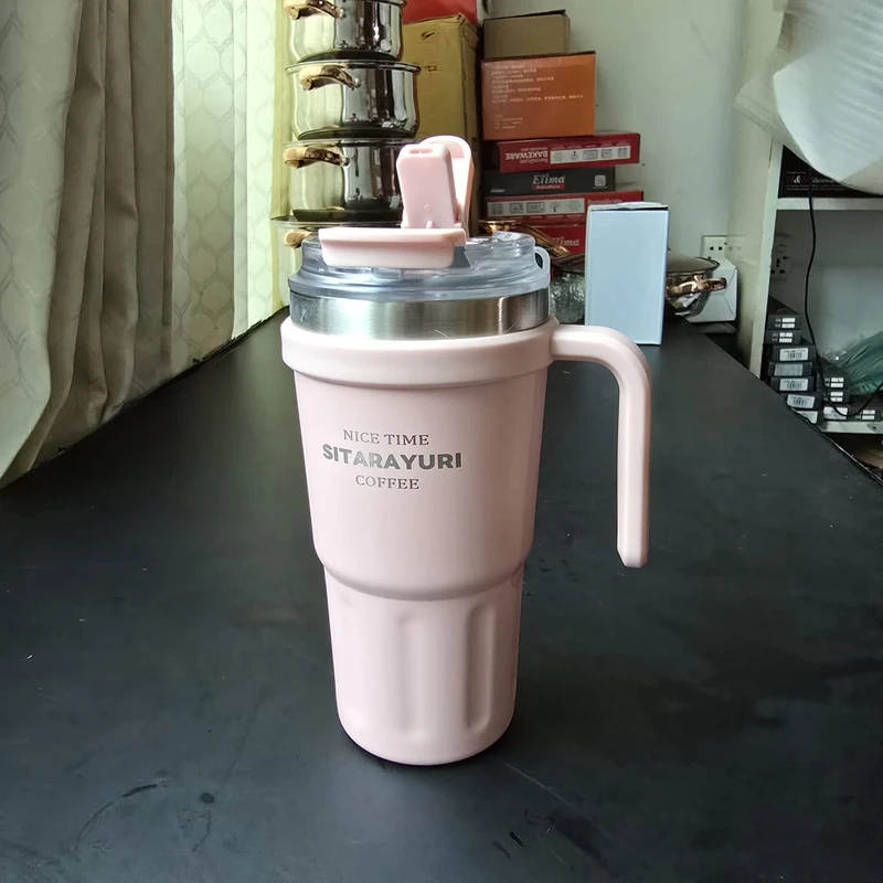 SITARAYURI Dual-Lid Insulated Stainless Steel Tumbler (600ml) – Model ZF-037 - Image 9
