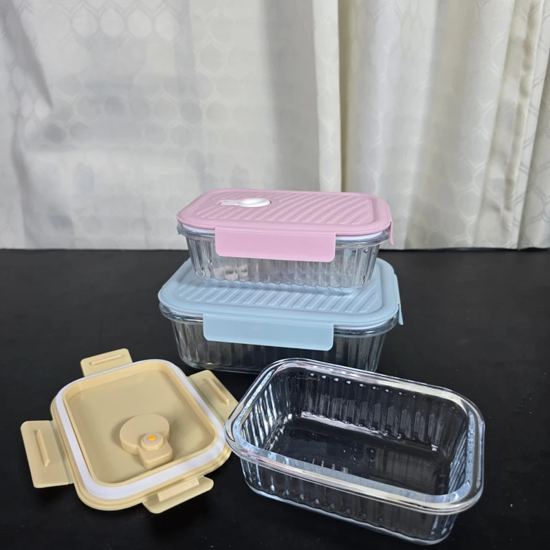 Step Design Airtight Food Storage Bati Set – 3 Pieces