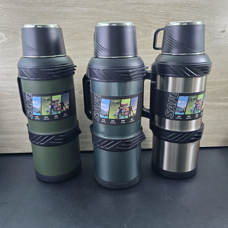 304 Stainless Steel Big Capacity Thermos Bottle, Outdoor Travel Coffee Mugs, Thermal Vacuum Water Bottle, - Image 6
