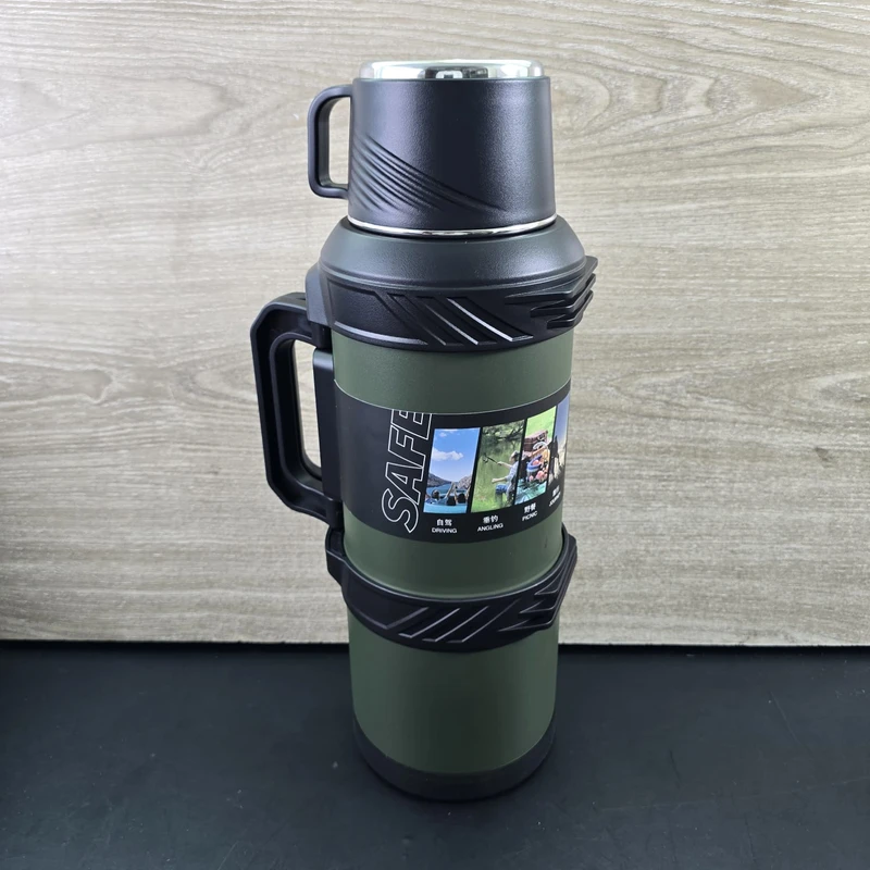 304 Stainless Steel Big Capacity Thermos Bottle, Outdoor Travel Coffee Mugs, Thermal Vacuum Water Bottle, - Image 9
