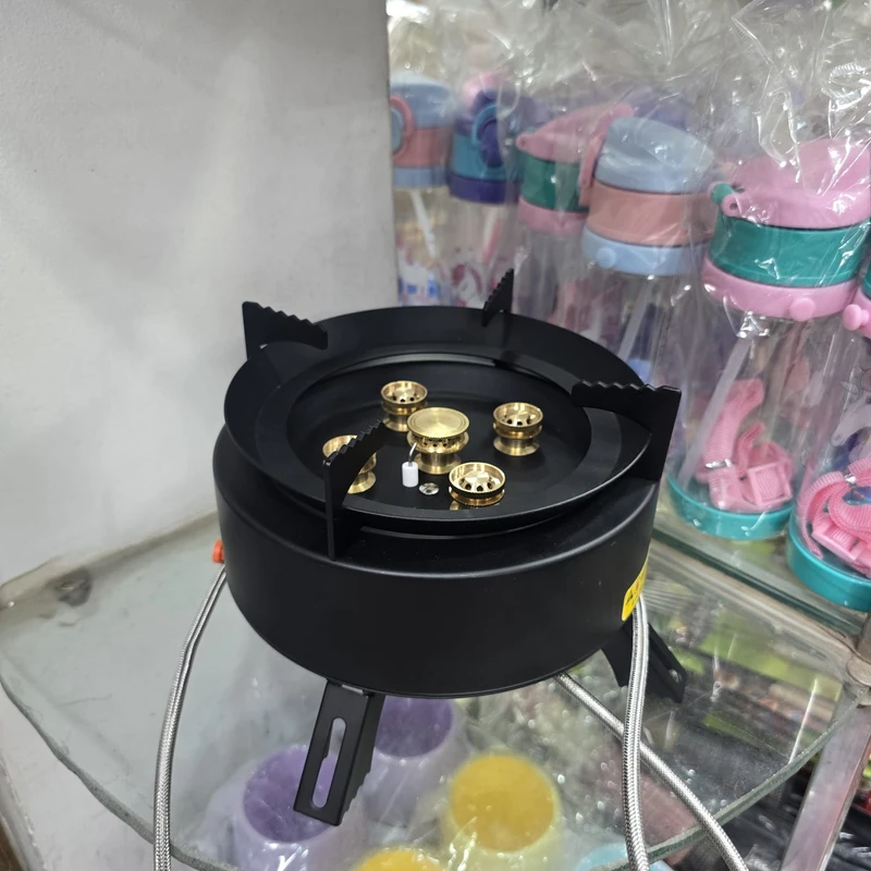 6800w Stove Windproof Design Gas Cooking Burner with Piezo Ignition and Carrying Case Foldable Stove for Outdoor BackpackingHikingPicnicCar - Image 6
