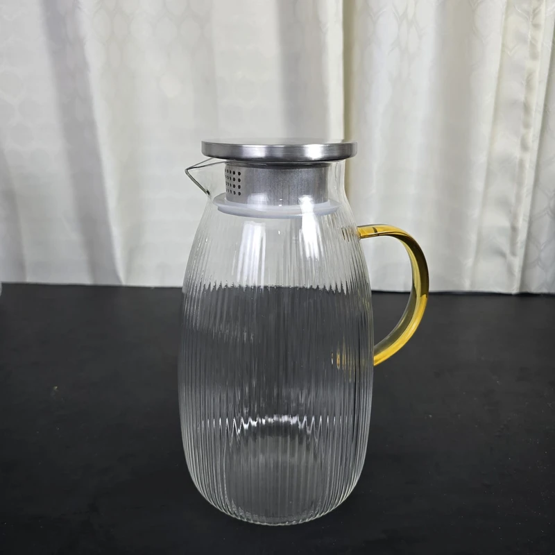 1800ml Glass Water Jug Staip - Image 5