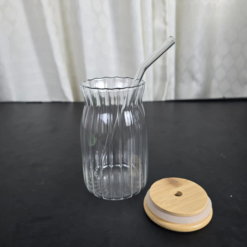 Trendy Glass Juice Pot White plane step Bear M - Image 4