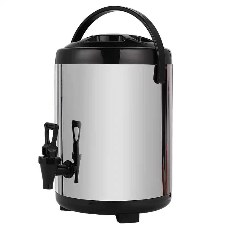 Stainless Steel Double-Layer Container 8L/10L/12L/14L/16L with Faucet Beverage Dispenser Milk Tea Buckets Ideal for Water Milk Tea and Coffee - Image 10