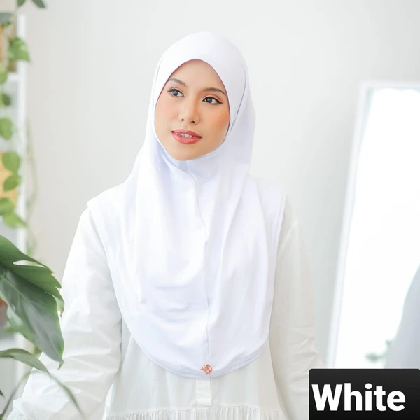 Ready-to-Wear Hijab for Women White
