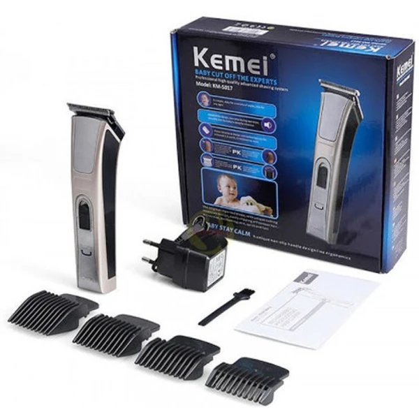 Kemei Km 5017 Rechargeable Hair And Beard Clipper Trimmer For Men