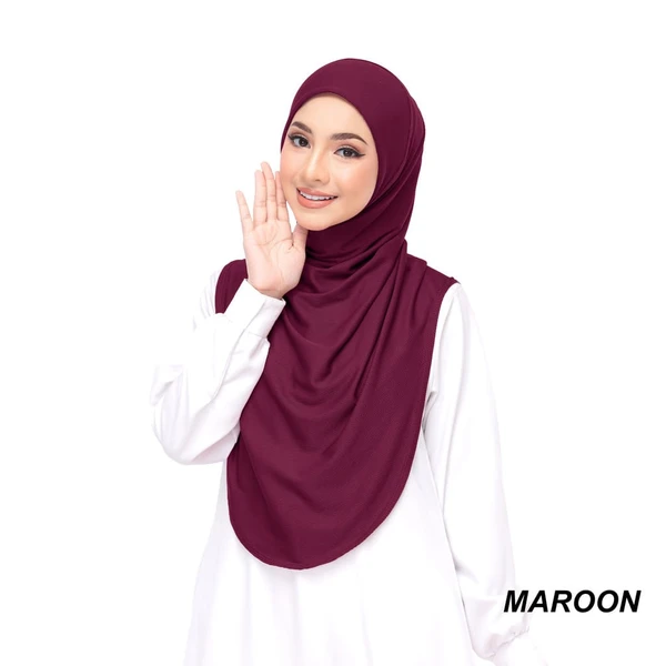 Ready-to-Wear Hijab for Women Maroon