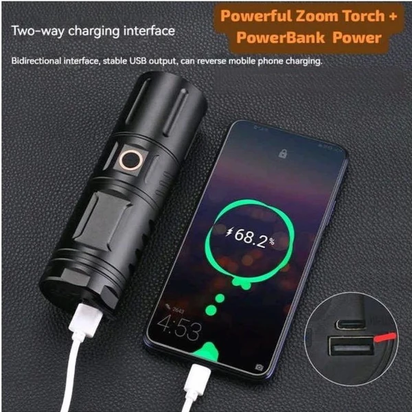 👉 Original Made in Japan High Power Zambu Flashlight – 20000mAh