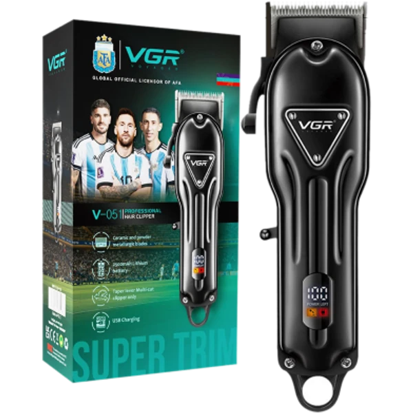 VGR V-051 Cord And Cordless Hair Clipper Salon Series