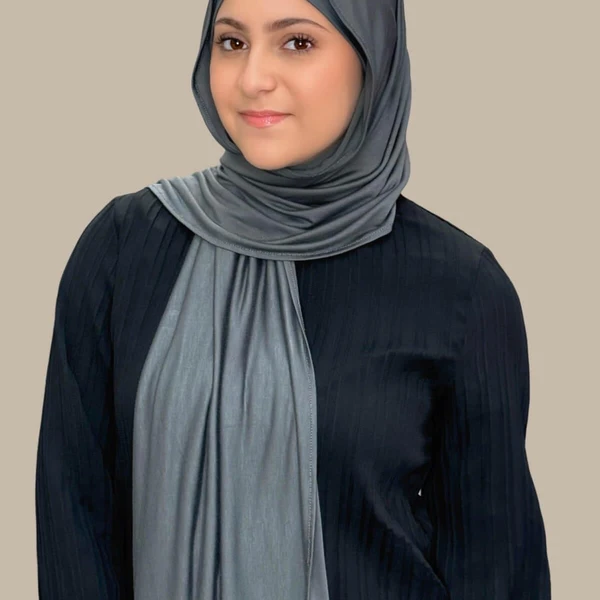 WeaScarf – Soft Jersey Orna & Hijab for Women Dark Ash