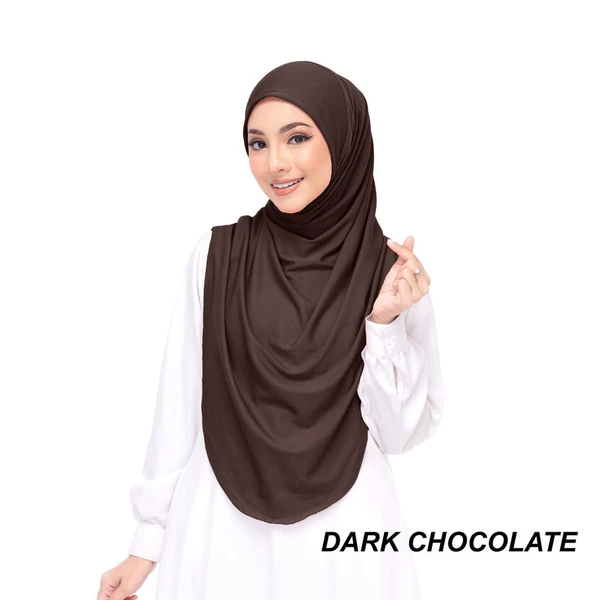 Ready-to-Wear Hijab for Women Chocolate