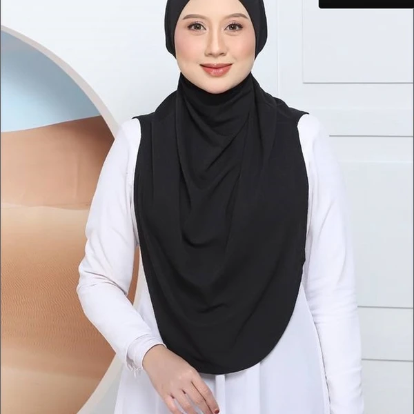 Ready-to-Wear Hijab for Women Black