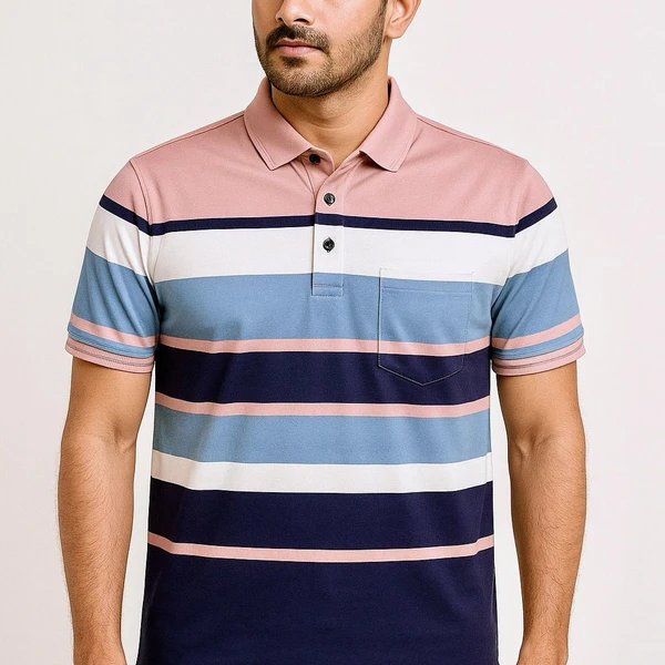 Premium China Polo Shirt – Imported Fabric | Snap Button | Men's Collection