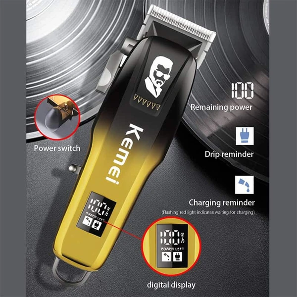 Kemei KM-709A Professional Hair Clipper Trimmer - Image 4