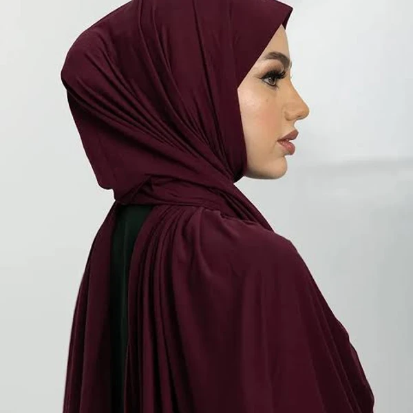 WeaScarf – Soft Jersey Orna & Hijab for Women Maroon