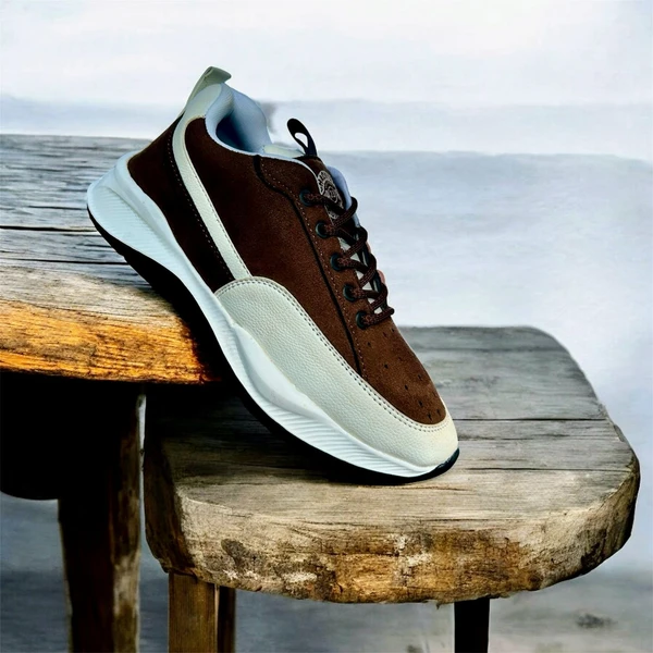 New Platinum chocolate Sneaker For Men