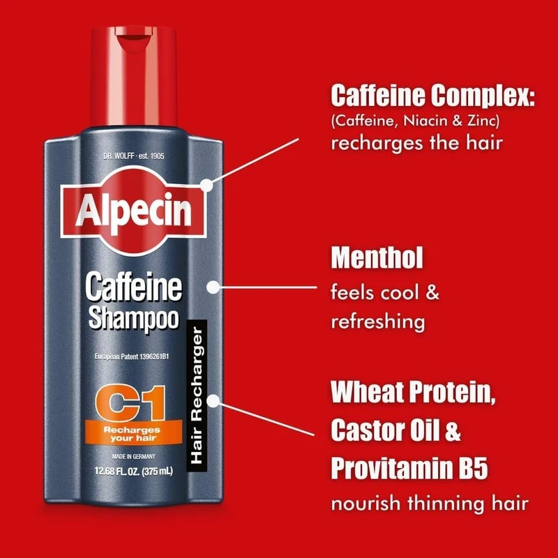 Alpecin C1 Caffeine Shampoo (250ml) - Image 3