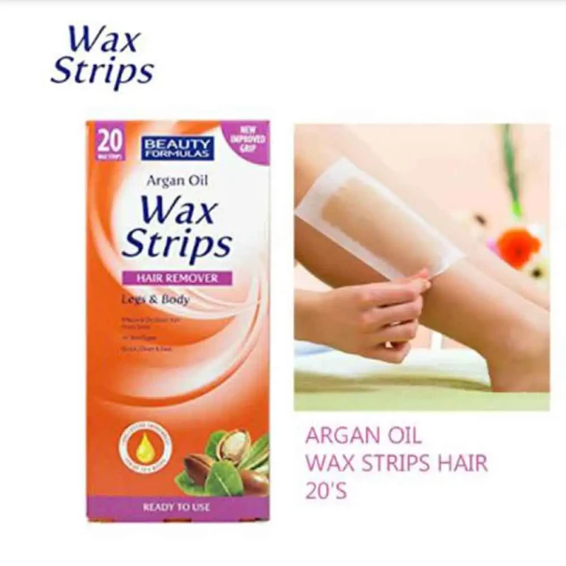 Beauty Formulas wax strips Argan oil (20wax)