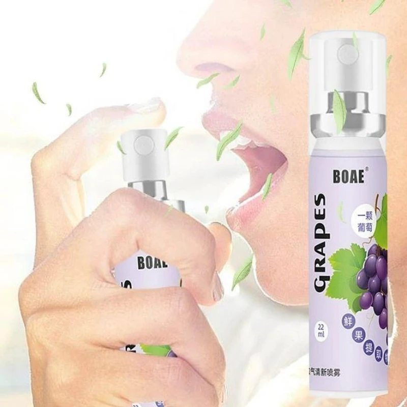 BOAE Mouth Spray Fruity Oral Spray Remove Bad Breath (20ml) - Image 9