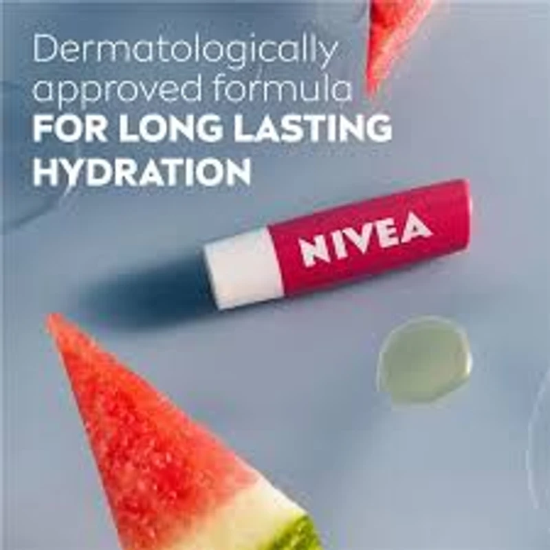 NIVEA Watermelon Shine Lip Balm (4.8gm) - Image 4