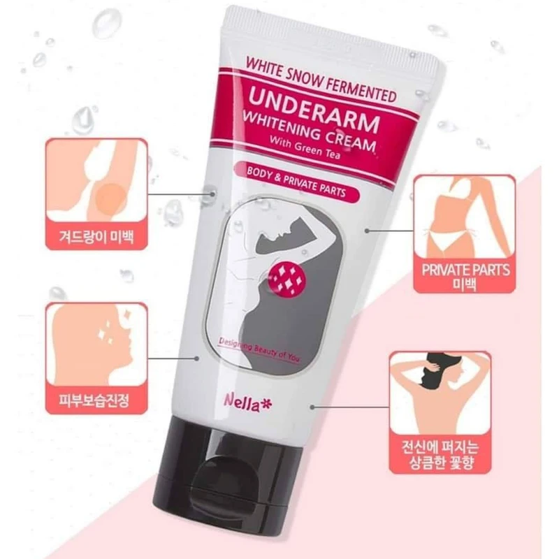 Nella White Snow Fermented Underarm Whitening Cream (50ml) - Image 3