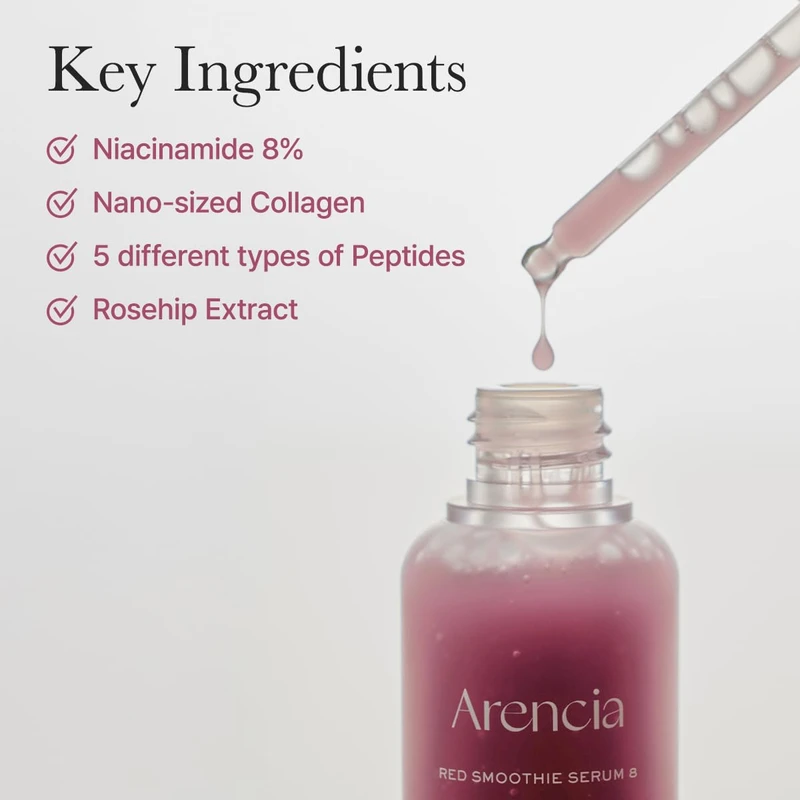 Arencia Red Smoothie Serum 8 30ml - Image 5