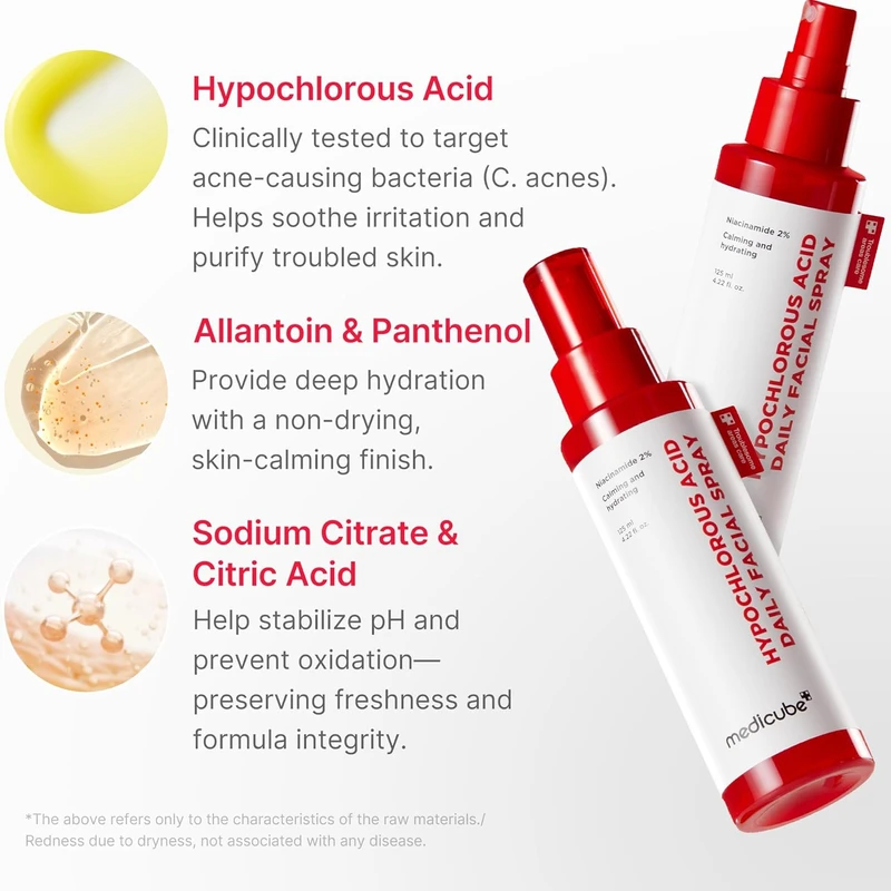 medicube - Hypochlorous Acid Daily Facial Spray - 125ml - Image 4