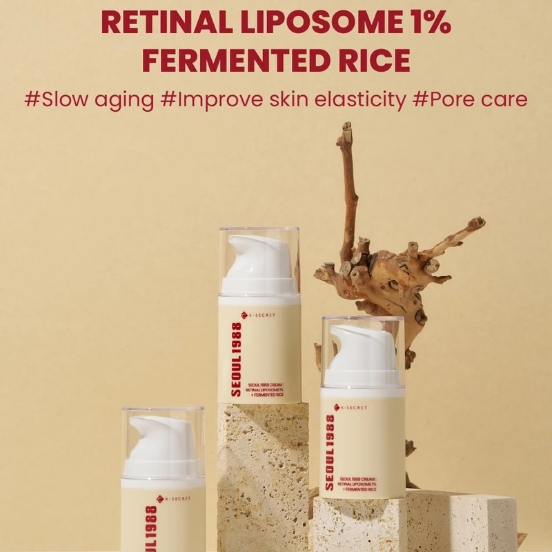 KSECRET SEOUL 1988 Cream : Retinal Liposome 1% + Fermented Rice (50ml) - Image 3
