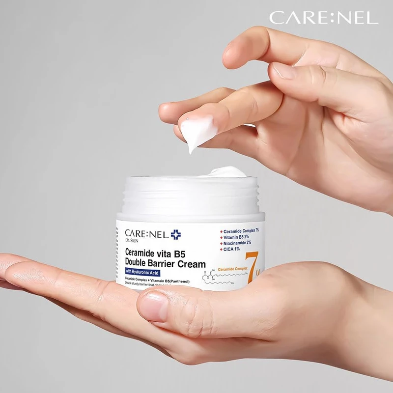 CARE:NEL 7% Ceramide Vita B5 Double Barrier Cream (50ml) - Image 6