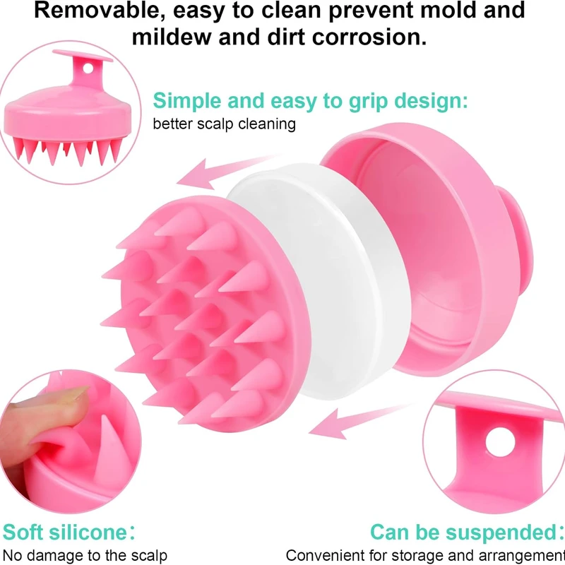 Silicone scalp massager 1 PCS - Image 3