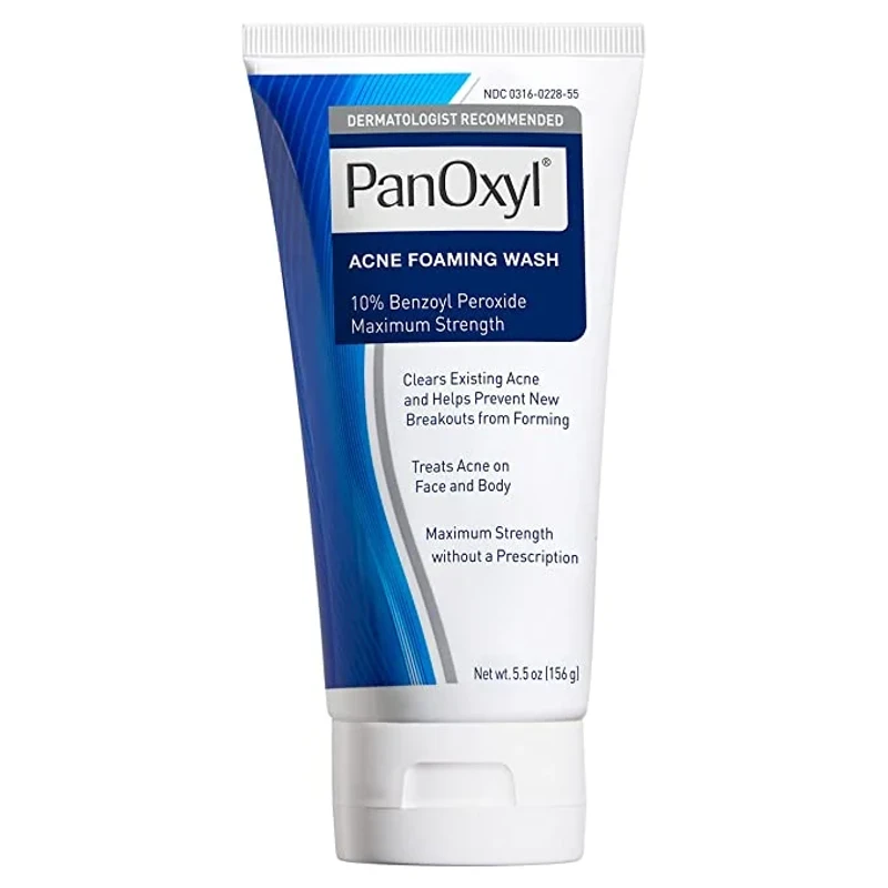 PanOxyl Acne Foaming Wash 10% Benzoyl Peroxide (face & body) 156gm